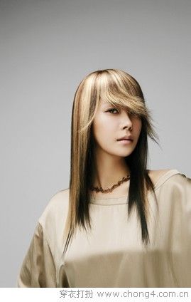 清爽韩式发型和发色